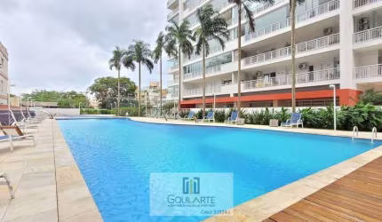 Apartamento alto padrão em condomínio clube, sacada gourmet, 2 dormitórios sendo 1 suíte, ASTÚRIAS - Guarujá/SP.