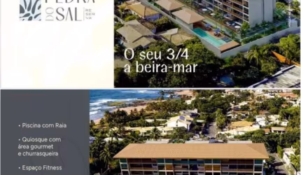 Apartamento com 3/4 sendo 2 suítes à venda por R$ 1.016.961 - Pedra do Sal - Salvador/BA