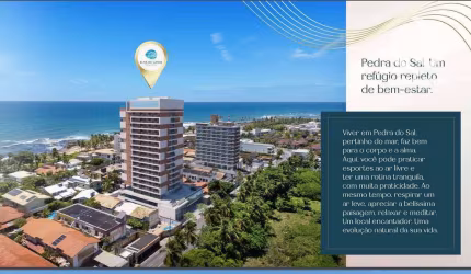 Lanai Pedra do Sal - Apartamento com 1 dormitório à venda, 40 m² por R$ 412.571 - Itapuã - Salvador/BA