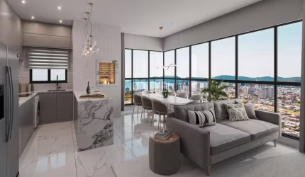 Apartamento com 3 dormitÓrios+2 vagas de garagem, Pereque, Porto Belo - SC