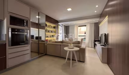 Apartamento mobiliado com 2 suÍtes e 1 vaga, Pereque, Porto Belo - SC