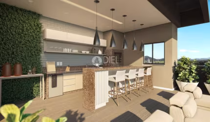 Apartamento com 2 dormitÓrios e 1 suÍte + 2 vaga, Pereque, Porto Belo - SC