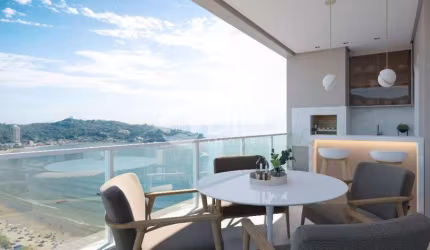 Apartamento quadra  mar com 4 suÍtes 3 vagas , Centro, Itapema - SC