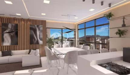 Apartamento com 3 suÍtes e 2 vagas na meia-praia, Meia Praia, Itapema - SC