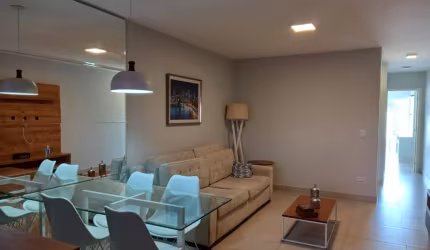 Apartamento mobiliado em condomínio fechado