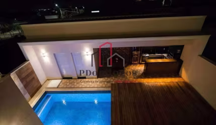 SOBRADO COM PISCINA - CONDOMÍNIO OLÍVIO FRANCESCHINI - HORTOLÂNDIA