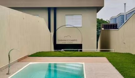 Sobrado novo à venda com 03 suítes e piscina - Jd. Paulista Atibaia