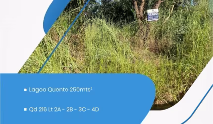 Terreno à venda no bairro Setor Lagoa Quente - Caldas Novas/GO