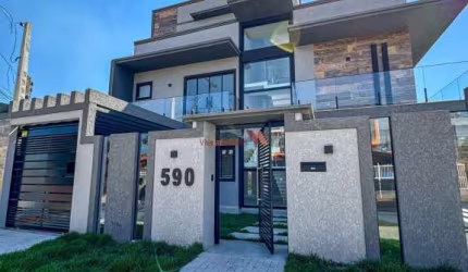 Exclusivo Sobrado de Luxo 225m² com 3 Suítes em Araucária - Conforto, Design e Sofisticação