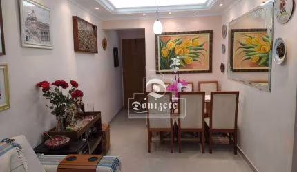 Apartamento com 2 dormitórios à venda, 56 m² por R$ 345.000,00 - Vila Valparaíso - Santo André/SP