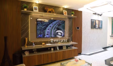 Sobrado com 3 dormitórios à venda, 162 m² por R$ 1.250.000,00 - Vila Scarpelli - Santo André/SP