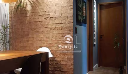 Apartamento com 3 dormitórios à venda, 58 m² por R$ 430.000,00 - Vila Valparaíso - Santo André/SP