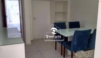 Sobrado com 3 dormitórios para alugar, 90 m² por R$ 3.421,92/mês - Campestre - Santo André/SP