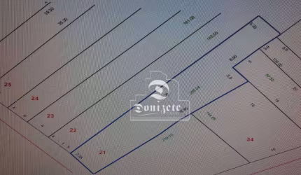 Terreno à venda, 286 m² por R$ 795.000,00 - Vila Assunção - Santo André/SP