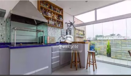 Cobertura com 1 dormitório à venda, 100 m² por R$ 532.000,00 - Vila Pires - Santo André/SP