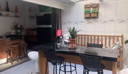 Sobrado com 3 dormitórios à venda, 175 m² por R$ 849.000,00 - Vila Pires - Santo André/SP