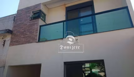 Sobrado com 3 dormitórios à venda, 168 m² por R$ 900.000,00 - Campestre - Santo André/SP