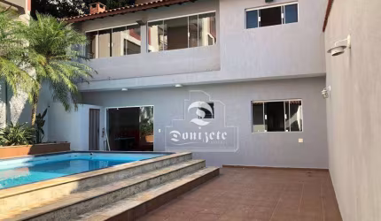 Casa com 3 dormitórios, 402 m² - venda por R$ 1.799.000,00 ou aluguel por R$ 8.443,00/mês - Vila Valparaíso - Santo André/SP