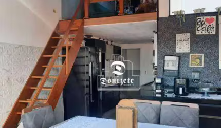 Cobertura com 2 dormitórios à venda, 110 m² por R$ 520.000,00 - Vila Scarpelli - Santo André/SP