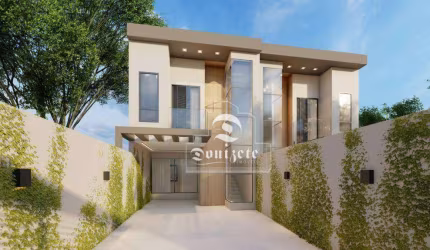 Sobrado com 3 dormitórios à venda, 155 m² por R$ 1.049.999,90 - Vila Alzira - Santo André/SP