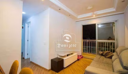 Apartamento com 3 dormitórios à venda, 60 m² por R$ 367.000,00 - Vila Homero Thon - Santo André/SP