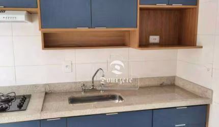 Apartamento com 2 dormitórios para alugar, 65 m² por R$ 4.336,76/mês - Vila Bastos - Santo André/SP