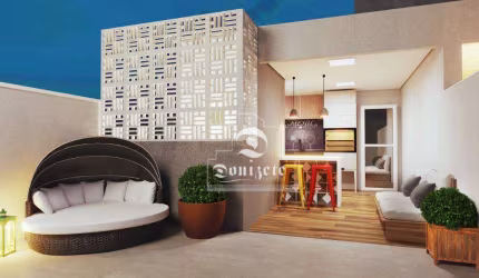 Cobertura à venda, 91 m² por R$ 399.000,00 - Vila Eldízia - Santo André/SP