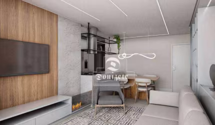 Apartamento com 2 dormitórios à venda, 59 m² por R$ 648.655,01 - Jardim - Santo André/SP