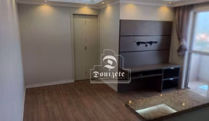 Apartamento com 2 dormitórios para alugar, 54 m² por R$ 2.511,00/mês - Vila Humaitá - Santo André/SP