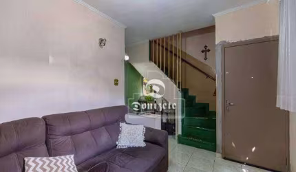 Sobrado com 2 dormitórios, 120 m² - venda por R$ 800.000,00 ou aluguel por R$ 3.022,07/mês - Jardim Bela Vista - Santo André/SP