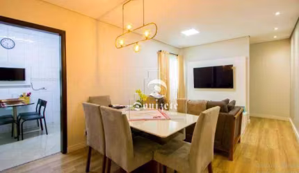 Apartamento com 2 dormitórios à venda, 60 m² por R$ 510.650,00 - Vila Homero Thon - Santo André/SP