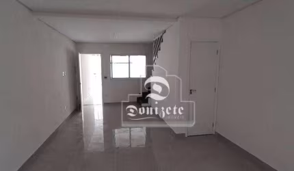 Sobrado com 3 dormitórios à venda, 122 m² por R$ 600.000,00 - Vila Homero Thon - Santo André/SP