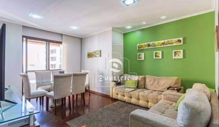 Apartamento à venda  110m2a/u , 3 dormitórios c/ 02 vagas Paralelas à venda, 110 m²a/u - por R$ 605.000,00 - Vila Assunção - Santo André/SP
