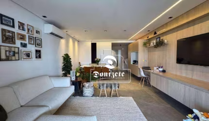 Apartamento com 3 suites/3 vagas à venda, 160 m² por R$ 2.490.000 - Jardim - Santo André/SP