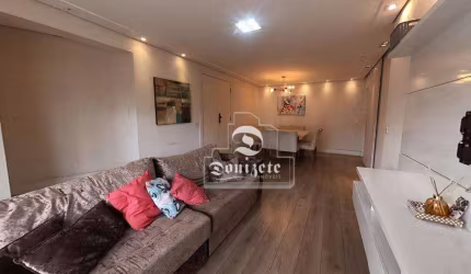 Apartamento com 3 dormitórios à venda, 140 m² por R$ 630.000,00 - Vila Valparaíso - Santo André/SP