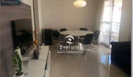 Apartamento em andar alto com 3 dormitórios à venda, 107 m² por R$ 850.000 - Jardim Bela Vista - Santo André/SP.