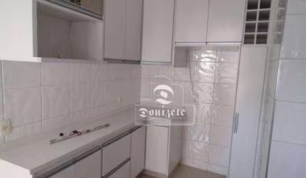 Apartamento com 2 dormitórios para alugar, 75 m² por R$ 2.490,08/mês - Vila Homero Thon - Santo André/SP