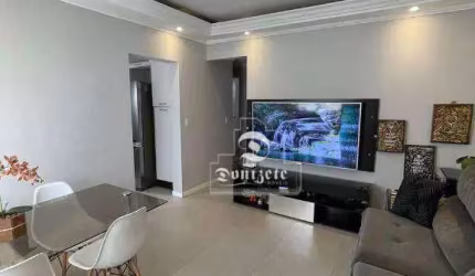 Apartamento com 2 dormitórios à venda, 68 m² por R$ 370.000,00 - Vila Valparaíso - Santo André/SP