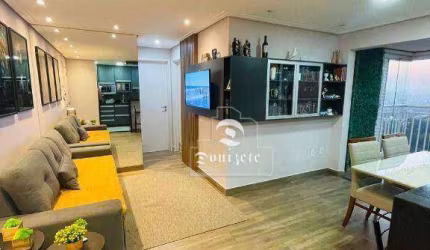 Apartamento com 2 dormitórios à venda, 70 m² por R$ 669.900,00 - Vila Valparaíso - Santo André/SP