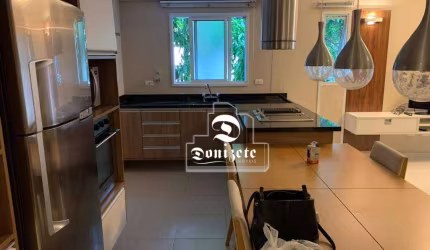 Apartamento com 1 dormitório para alugar, 70 m² por R$ 5.333,00/mês - Jardim - Santo André/SP