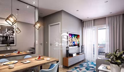 Apartamento à venda, 53 m² por R$ 323.500,00 - Vila Tibiriçá - Santo André/SP