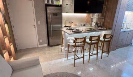 Apartamento com 2 dormitórios à venda, 58 m² por R$ 583.000,00 - Vila Alzira - Santo André/SP