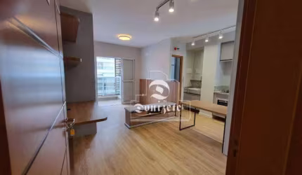 Apartamento com 1 dormitório, 29 m² - venda por R$ 499.000,00 ou aluguel por R$ 5.175,91/mês - Jardim - Santo André/SP