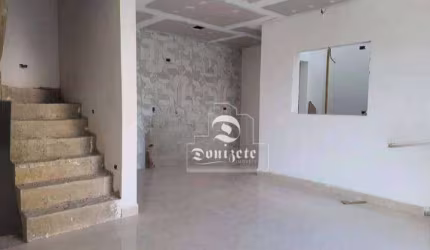 Sobrado com 3 dormitórios, 122 m² - venda por R$ 599.999,99 ou aluguel por R$ 3.542,01/mês - Vila Homero Thon - Santo André/SP