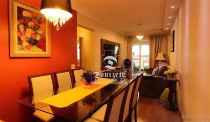 Apartamento com 3 dormitórios à venda, 84 m² por R$ 640.000,00 - Vila Valparaíso - Santo André/SP