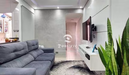 Apartamento com 2 dormitórios à venda, 55 m² por R$ 370.000,00 - Vila Valparaíso - Santo André/SP