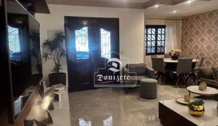 Sobrado a venda  com 4 dormitórios/3 vagas - Espaço gourmet -  Santa Maria - Santo André/SP