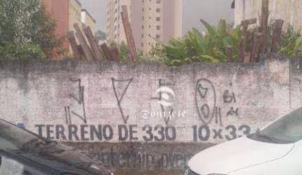 Terreno à venda, 330 m² por R$ 1.060.000,00 - Vila Floresta - Santo André/SP