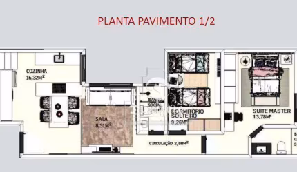 Apartamento com 2 dormitórios à venda, 67 m² por R$ 595.000,00 - Vila Assunção - Santo André/SP