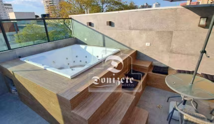 Cobertura com 3 dormitórios à venda, 150 m² por R$ 860.000,00 - Vila Valparaíso - Santo André/SP
